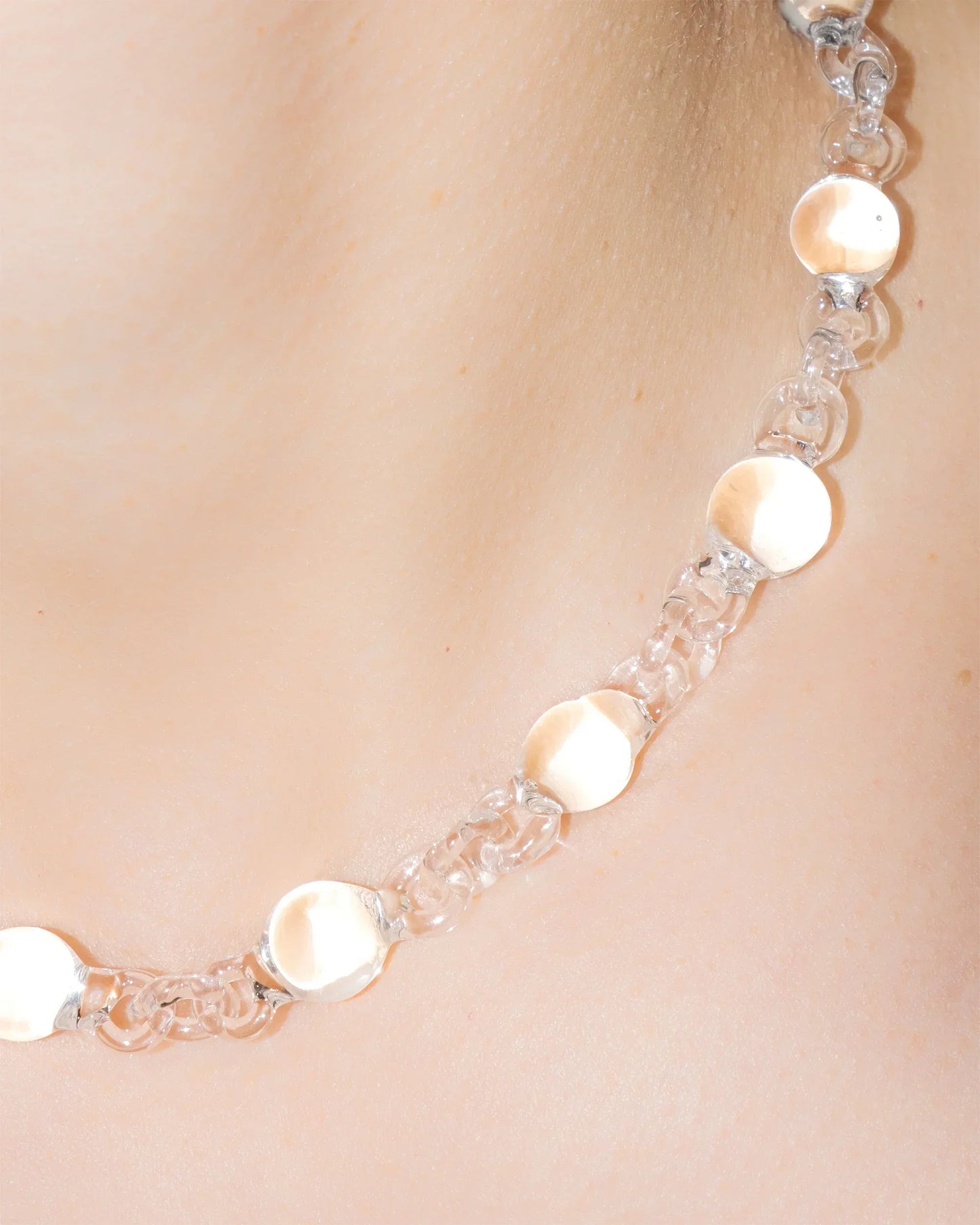 Orb Mini Necklace Transparent-Clara Schweers-APOC STORE