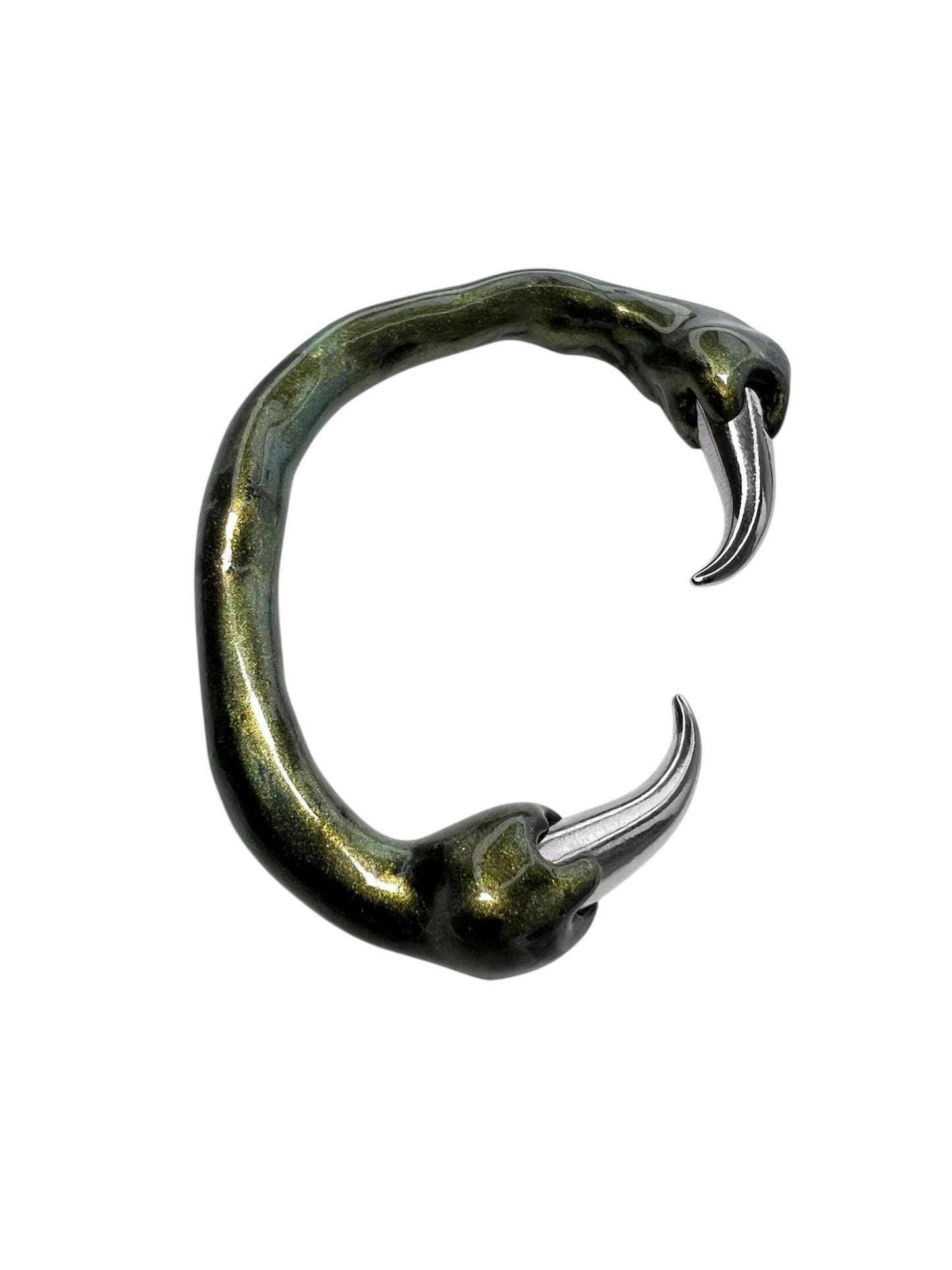 Green cuff with spikes-CASPER DIY-APOC STORE