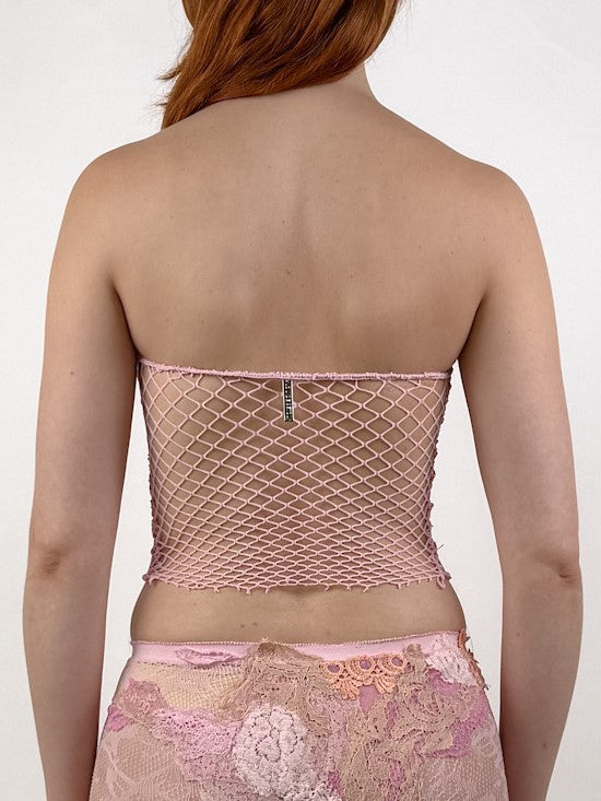 LACE TOP PINK-Lou de Bètoly-APOC STORE