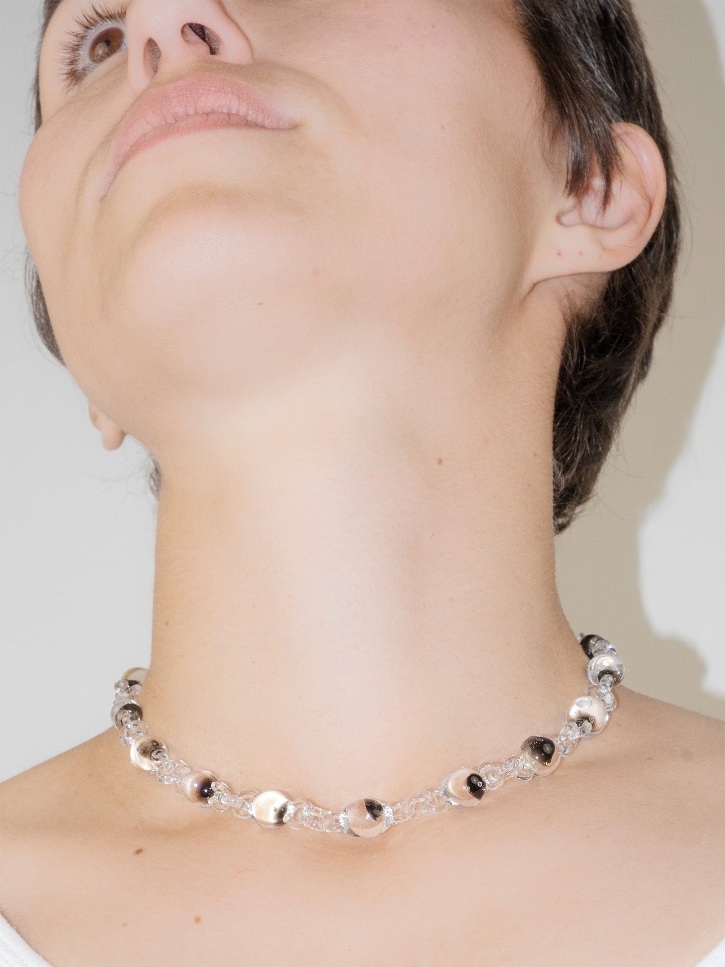 Orb Mini Necklace Black Tint-Clara Schweers-APOC STORE