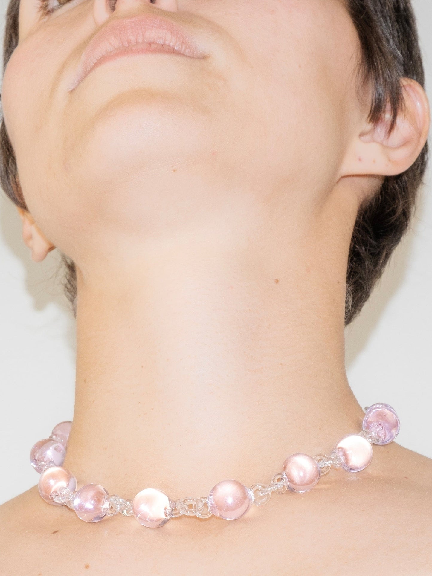 Orb Bold Necklace Pink-Clara Schweers-APOC STORE