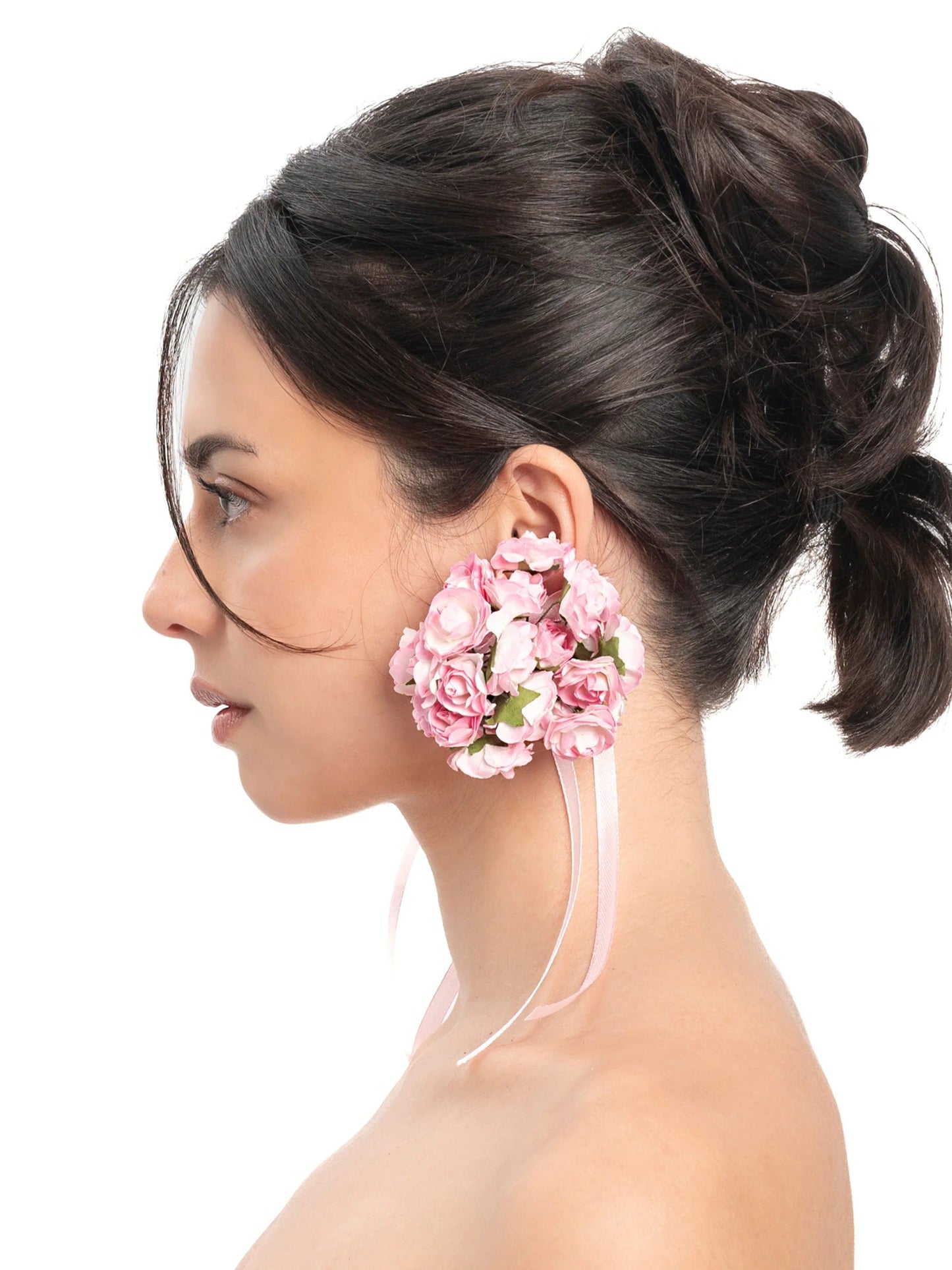 Wedding Bouquet Earrings - Pink-1CONCEPT-APOC STORE