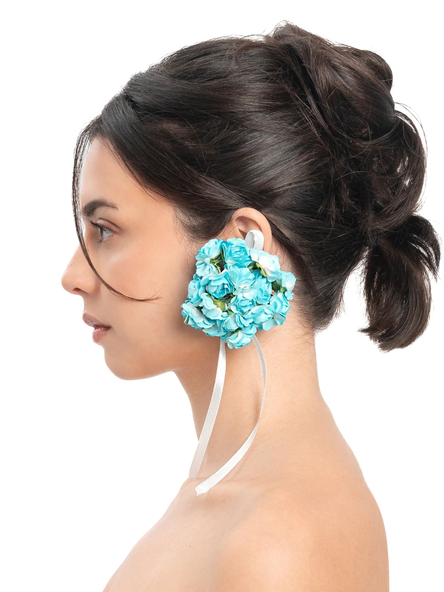 Wedding Bouquet Earrings - Blue-1CONCEPT-APOC STORE