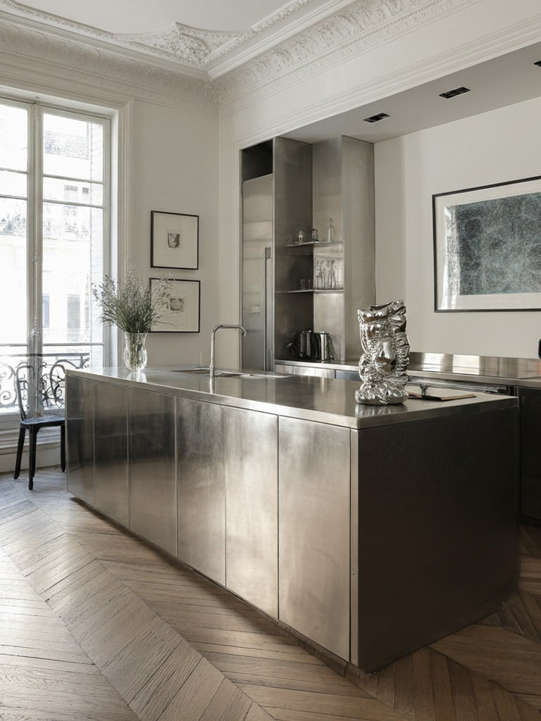 Puffer Vase II Chrome - Small-Gast Studio-APOC STORE