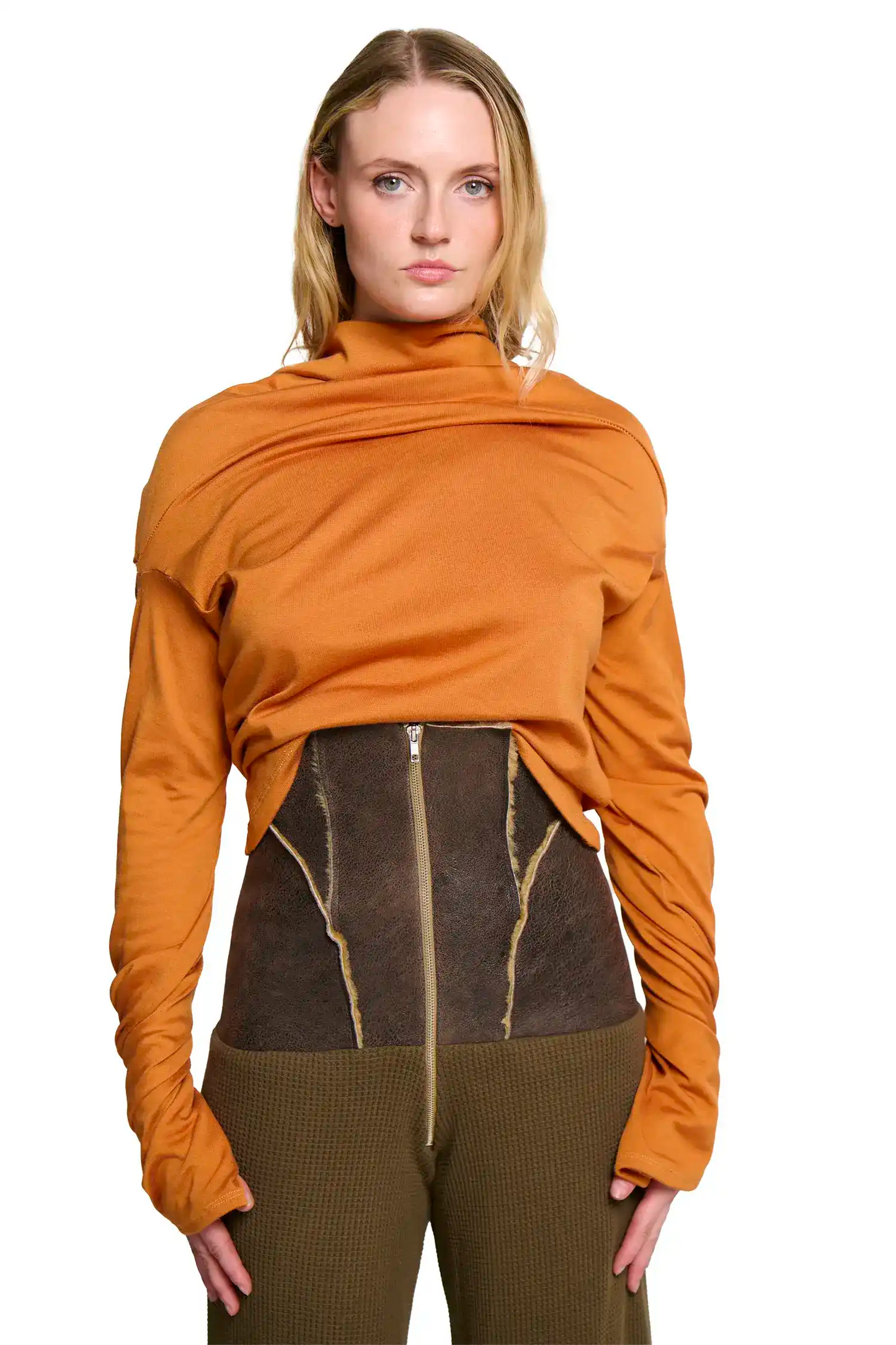 Lulu Long Sleeve - Orange-Karlaidlaw-APOC STORE