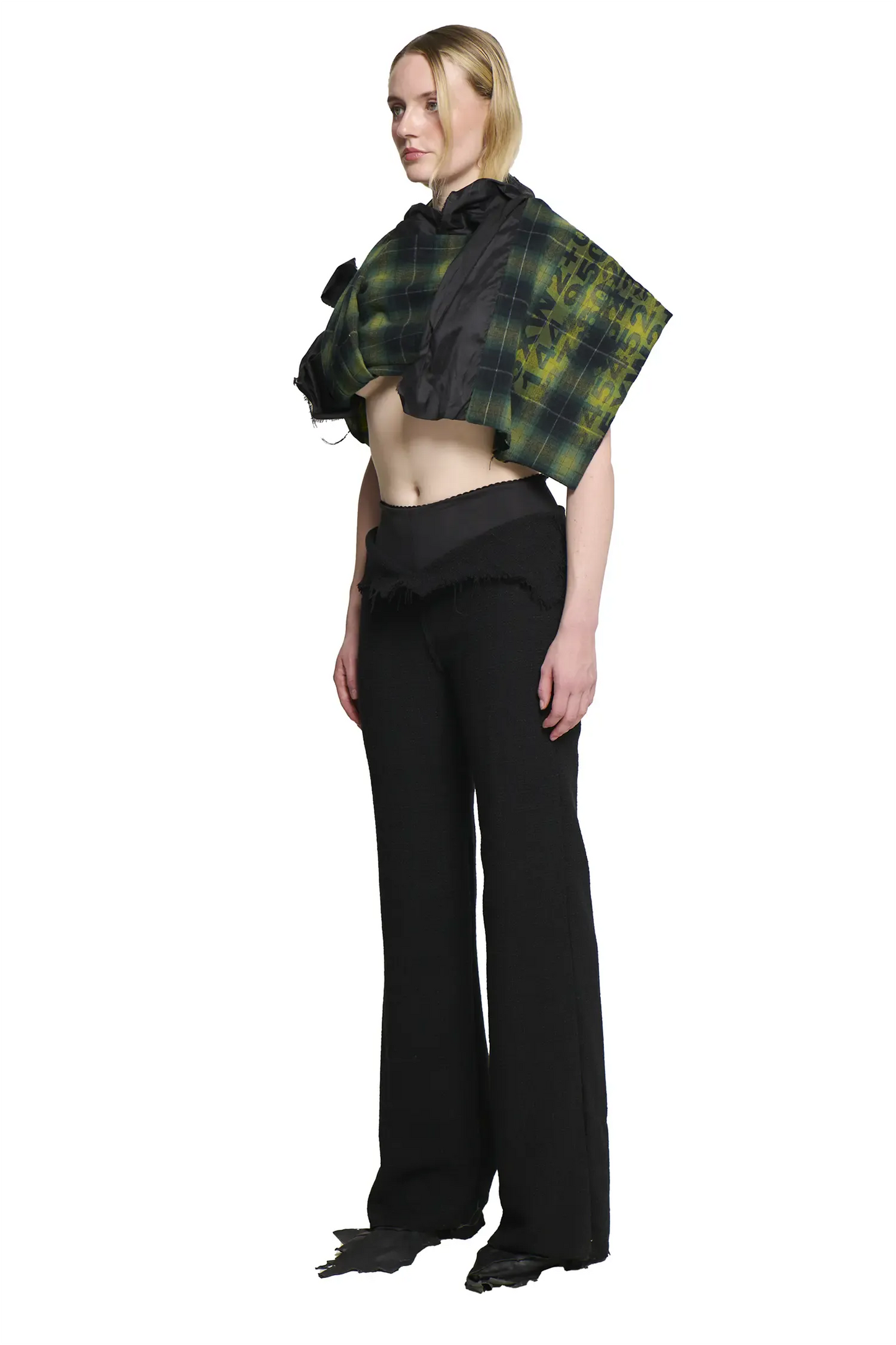 Phoebe Tweed Suit Pant - Black-Karlaidlaw-APOC STORE