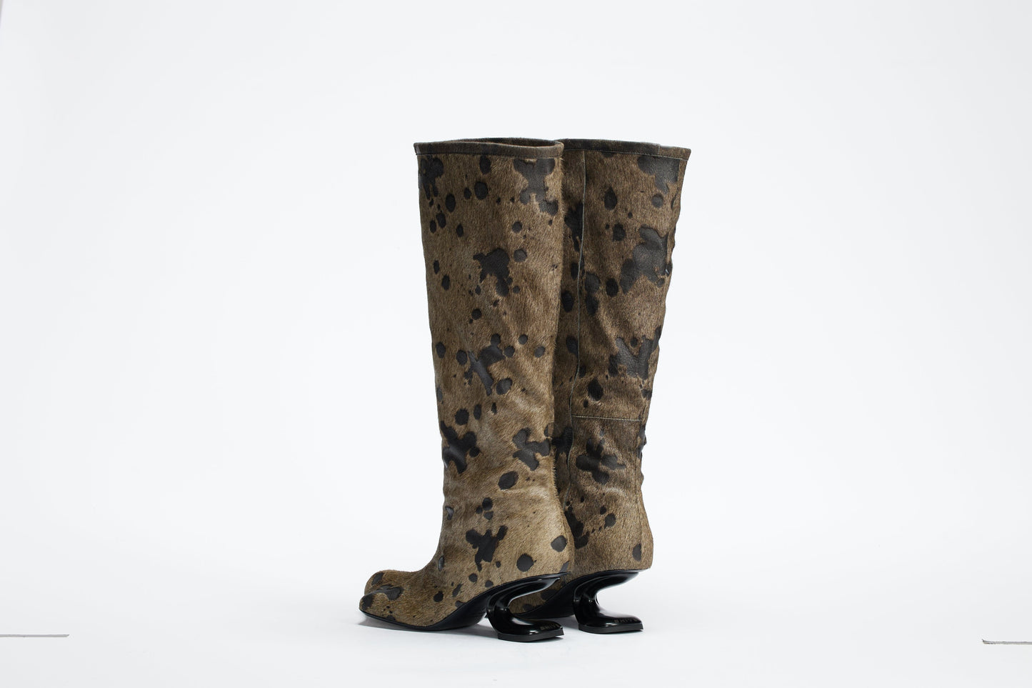 DRAGO WIDE-CALF BOOTS - SPOTTED BROWN-BHIVE-APOC STORE