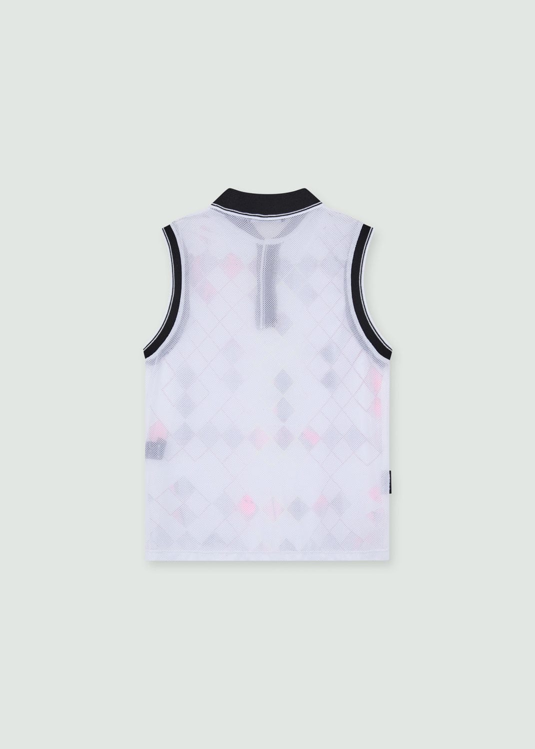 Grid Polo Tank Top-Onrushw23fh-APOC STORE