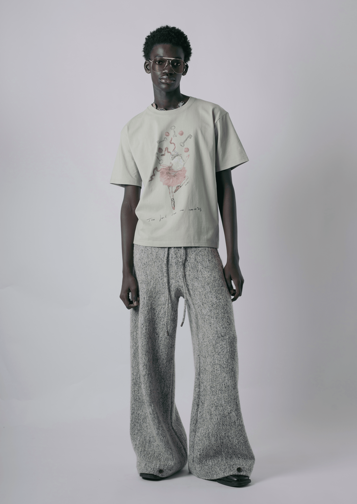 "THE FOOL HAS NO WORRIES" T-SHIRT-KAWAkEY-APOC STORE