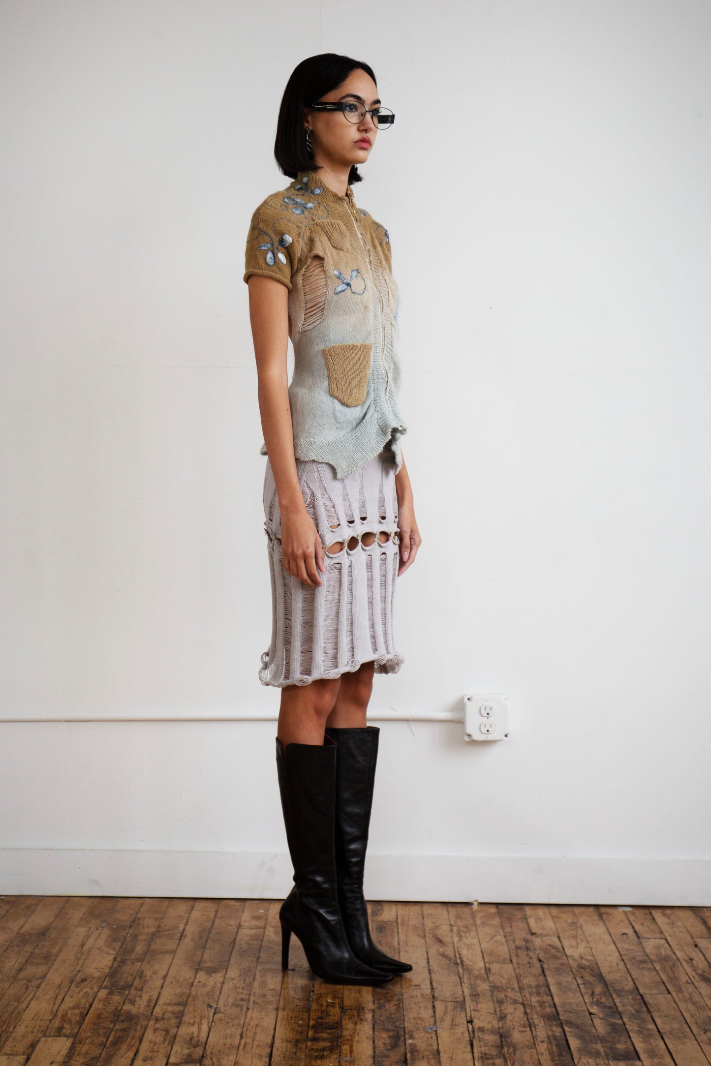 OFF DUTY RAGLAN ZIP UP-GRACE GUI-APOC STORE