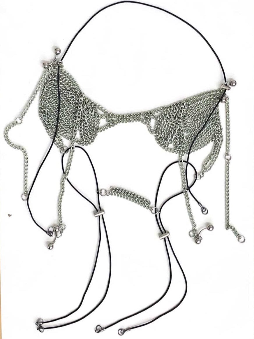 SILVER-GREEN CHAINS Top-JALACONDA-APOC STORE