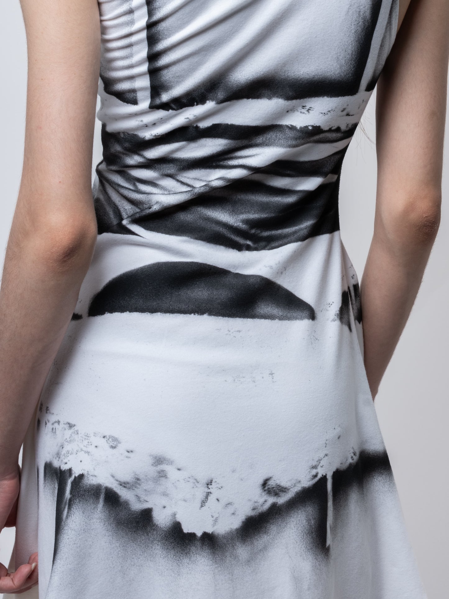 Lingerie dress white-Kenza Iatrides-APOC STORE