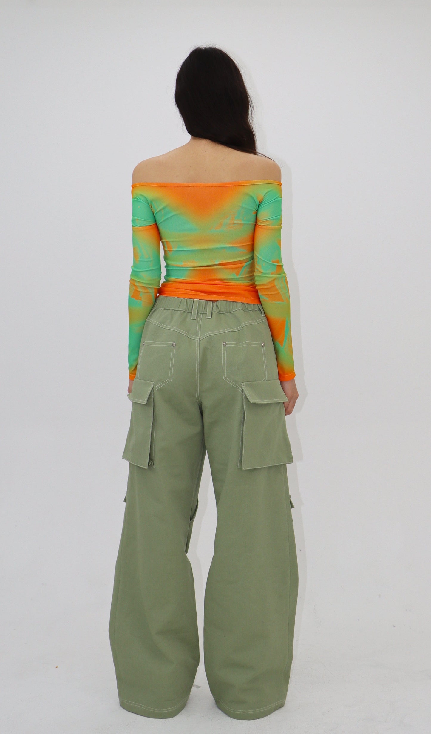 BUTTERFLY TEE ORANGE-Nibgnus-APOC STORE