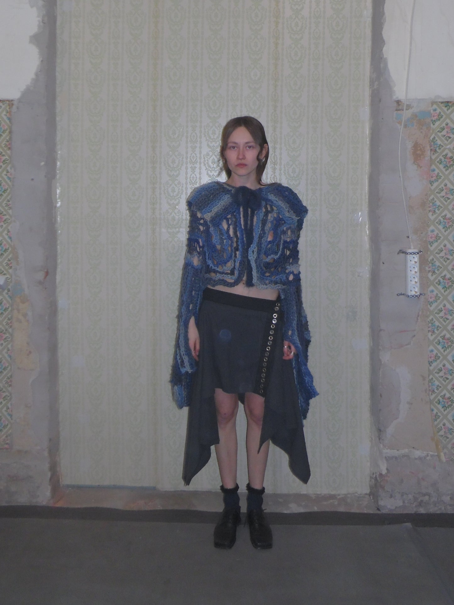 Button-down Skirt-Polyhedron-APOC STORE