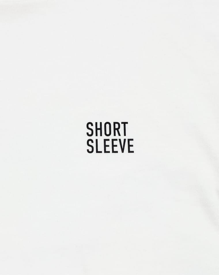 Short Sleeve Logo Long Sleeve (White)-EGNARTS-APOC STORE