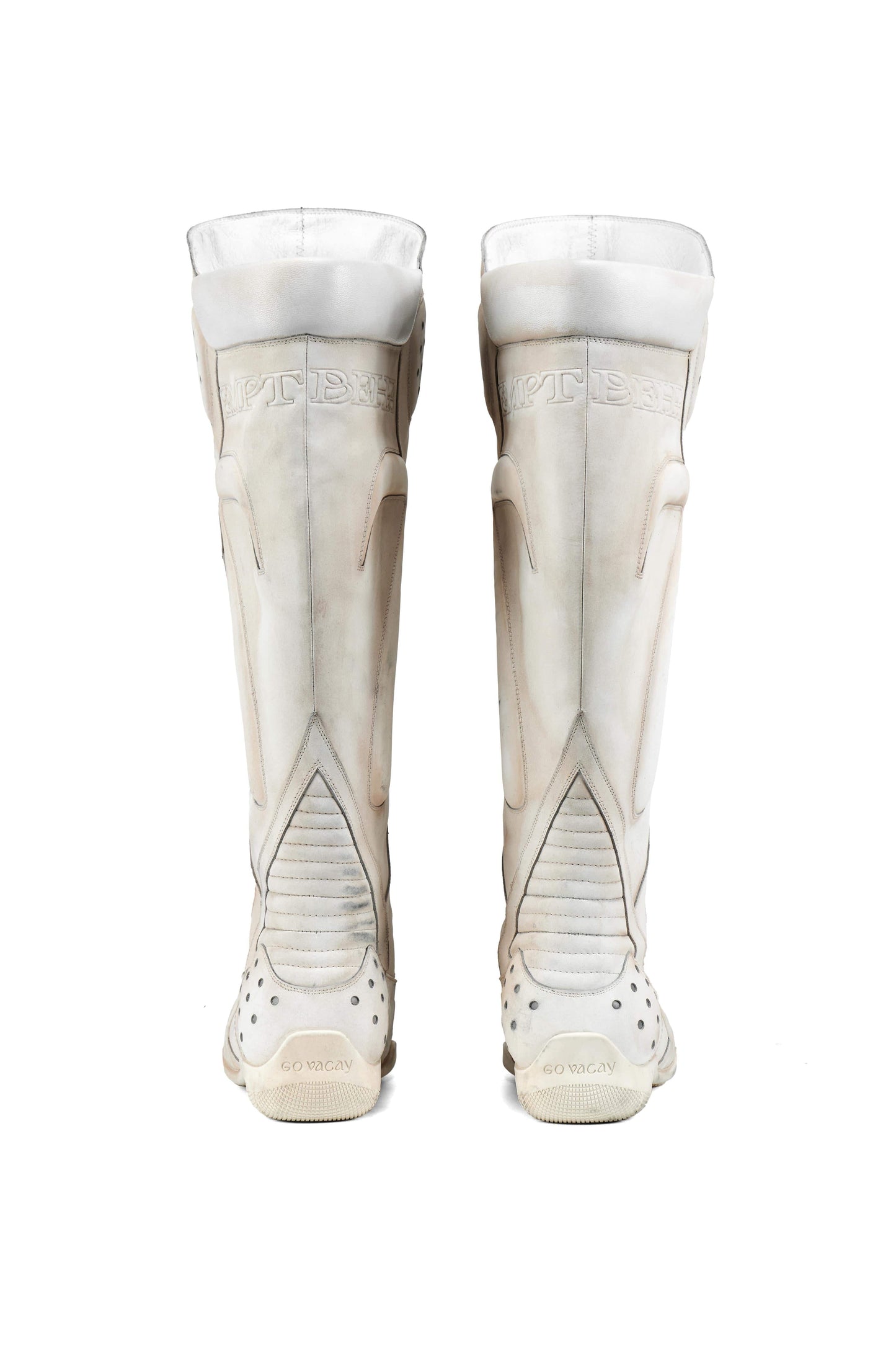 Boxing Boots White-EMPTY BEHAVIOR-APOC STORE