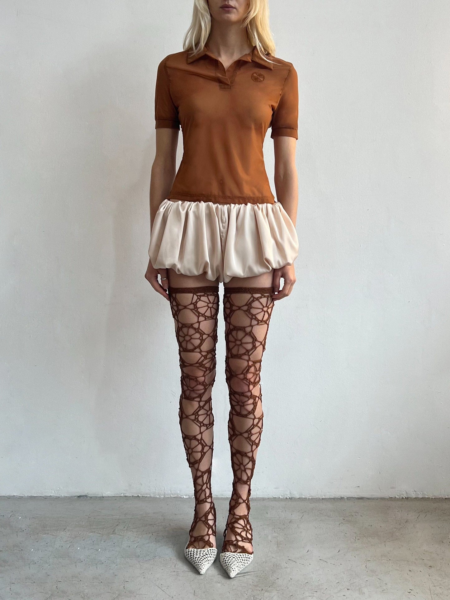 Satin Bloomers Shorts-Nastyamasha-APOC STORE