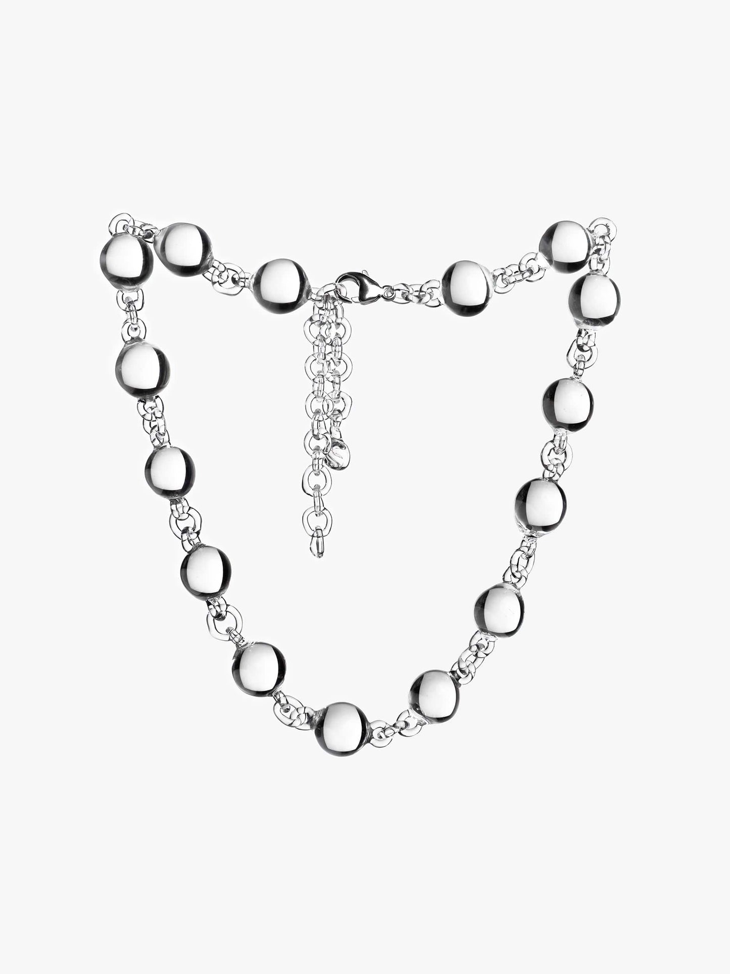 Orb Bold Necklace Transparent-Clara Schweers-APOC STORE