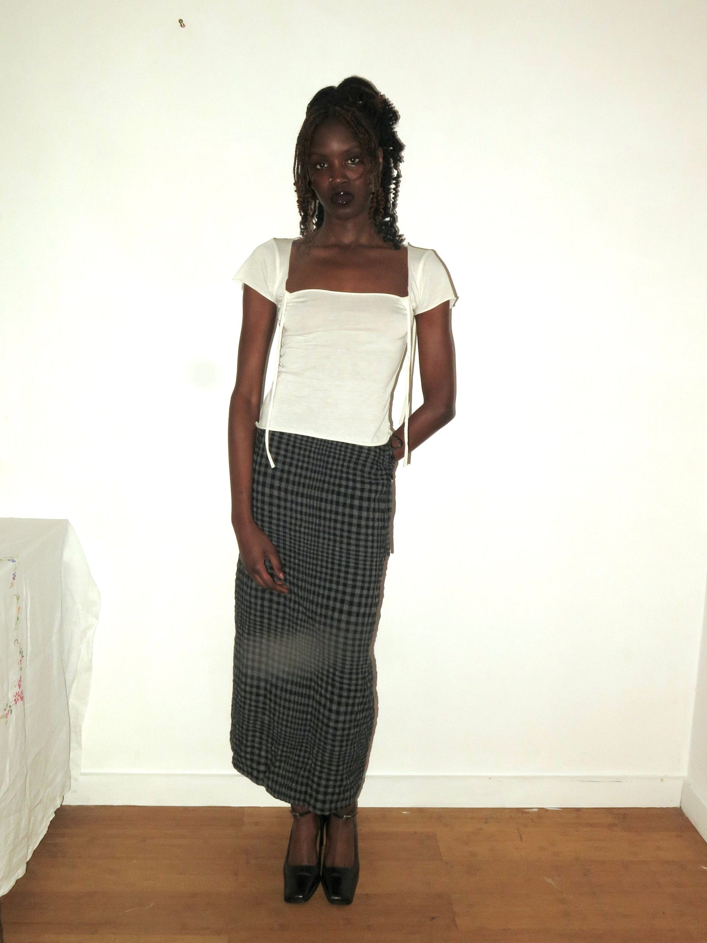 Alessia Top Shortsleeves Ivory-ATH-APOC STORE