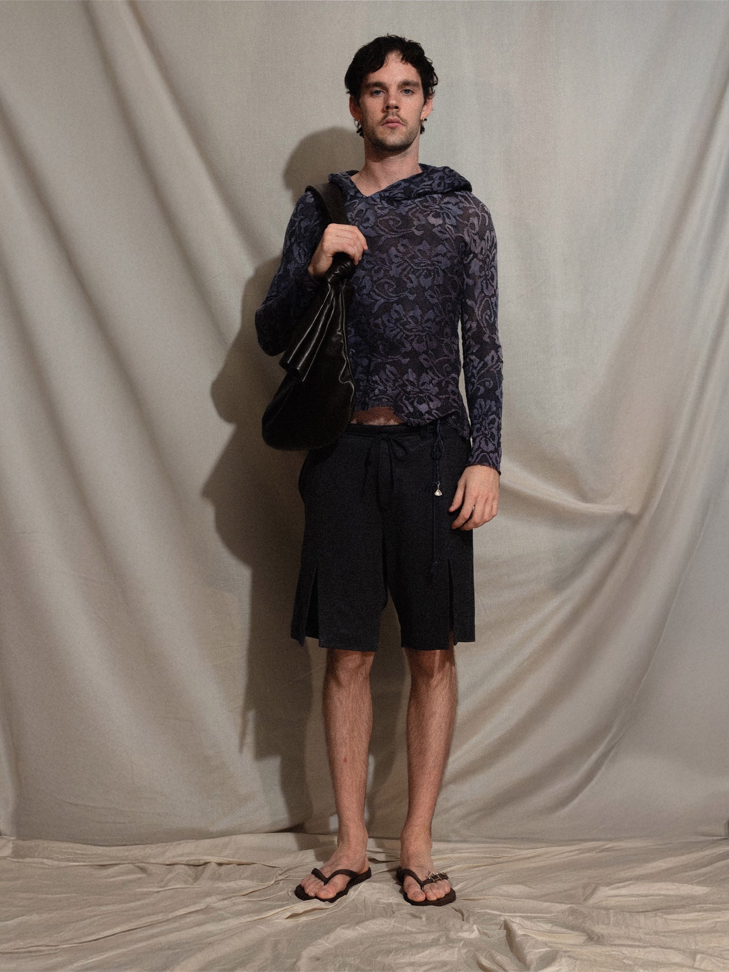 BB Sack in Brown Leather-Pedro Trindade-APOC STORE