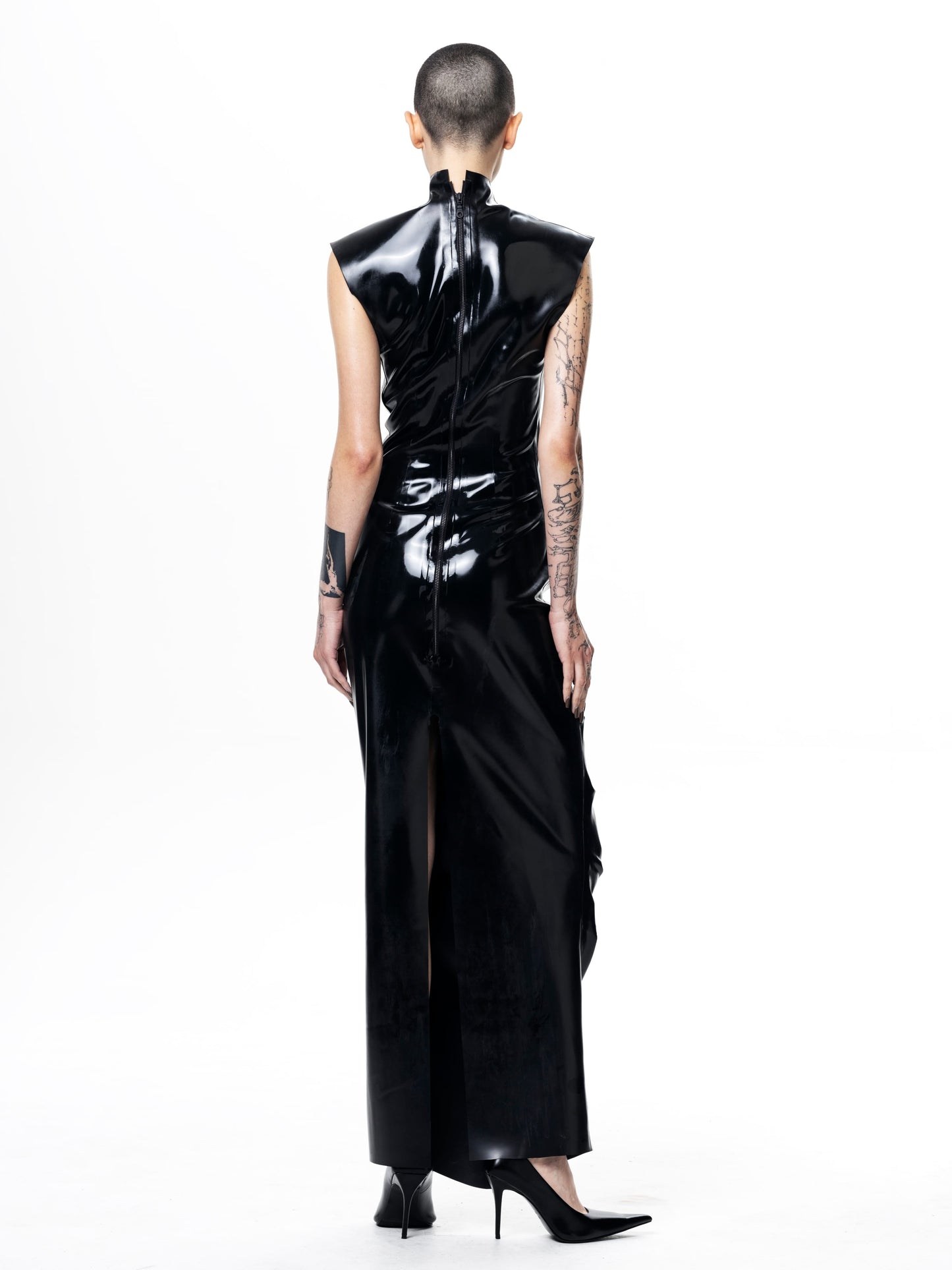 Black Shrimp Dress-harri-APOC STORE