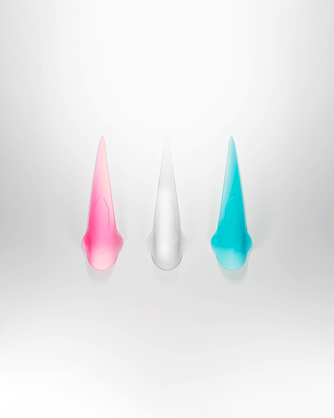 Petal Nails Clear Set of 14-Texto Dallas-APOC STORE