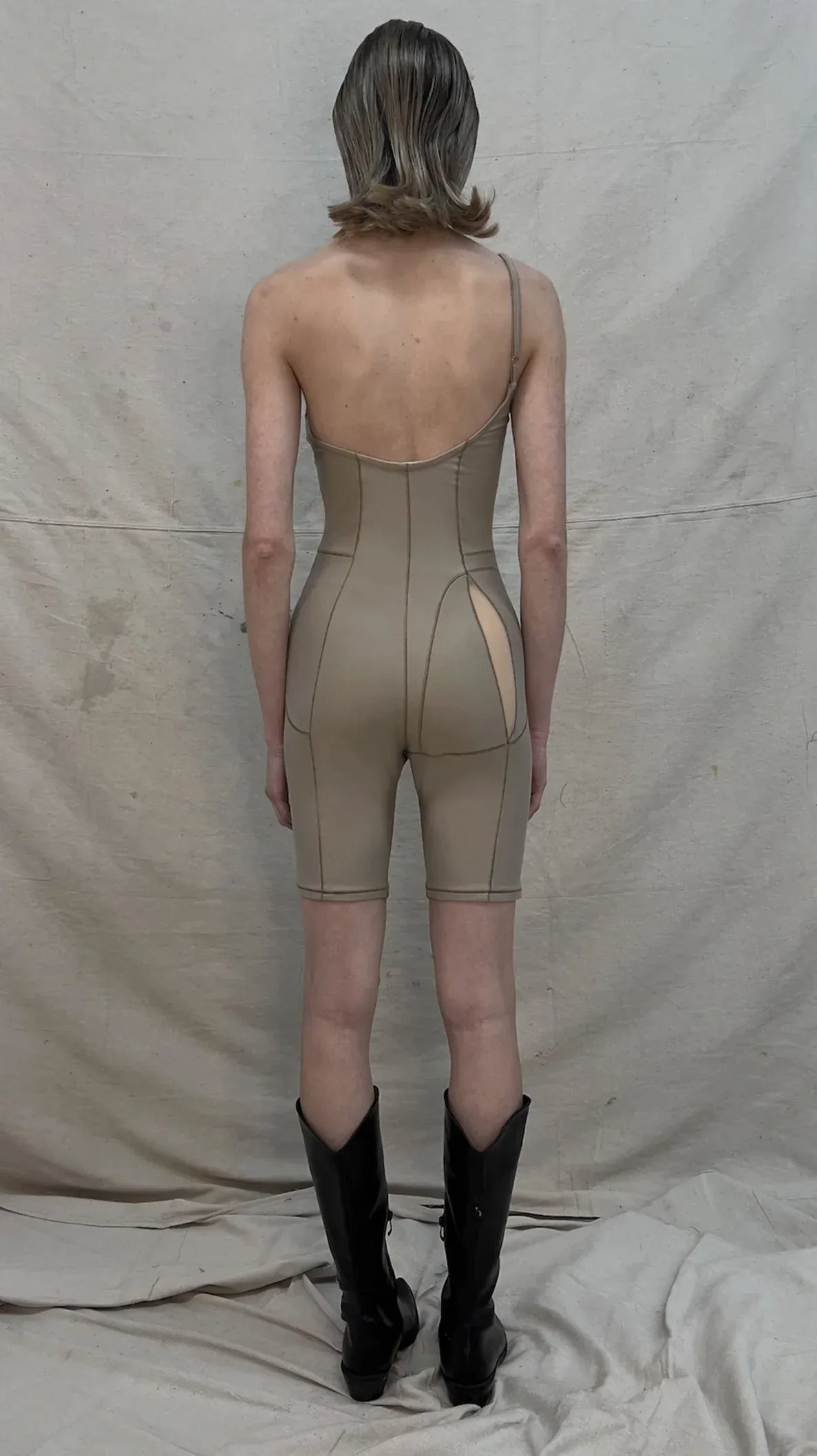 RIB KNIT JUMPSUIT-Elena Velez-APOC STORE