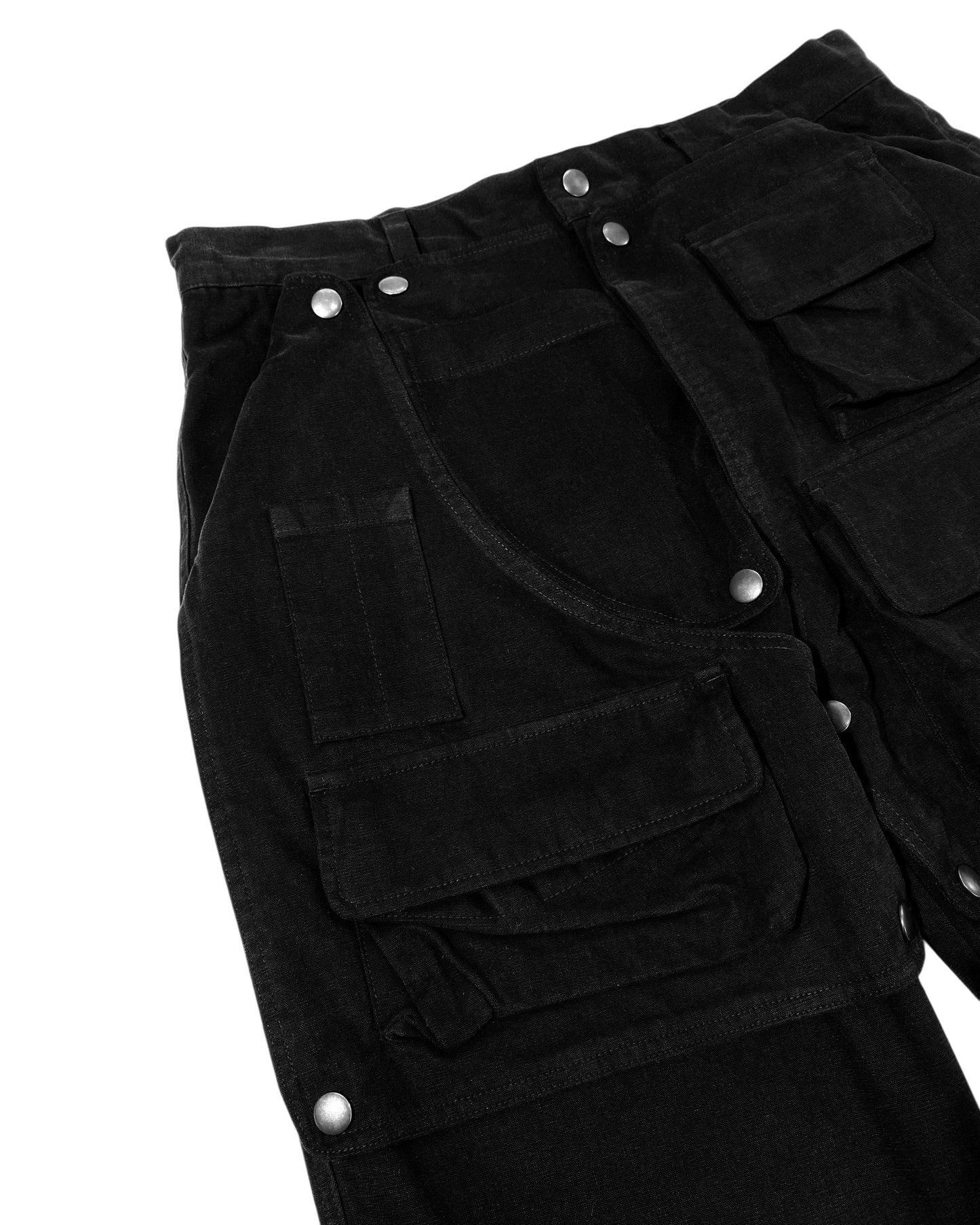 HIDDEN CARGO POCKET PANTS BLACK-EGNARTS-APOC STORE