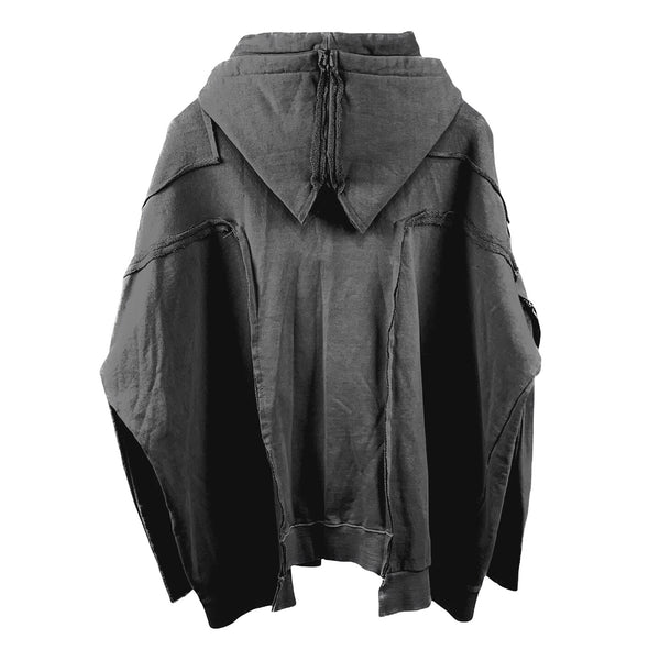 Surgery Remake over pigment hood jacket charcoal – APOC STORE