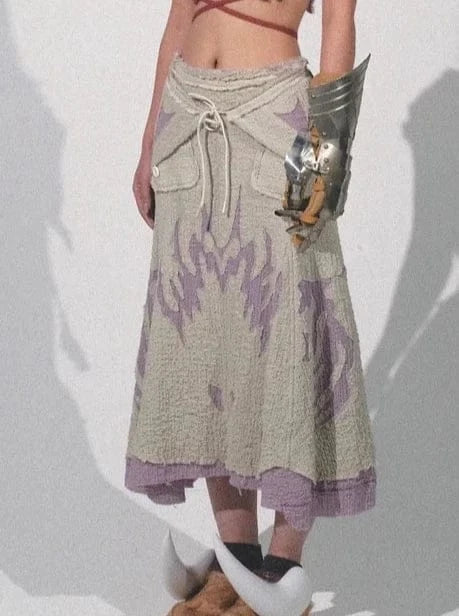 broken vowels skirt-Eirocori-APOC STORE