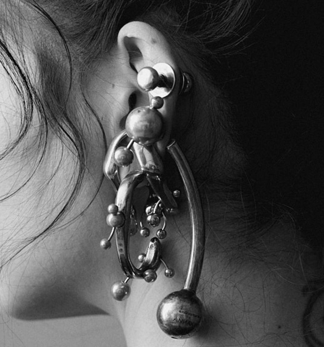 Piercing Punk Earring-anGostura-APOC STORE