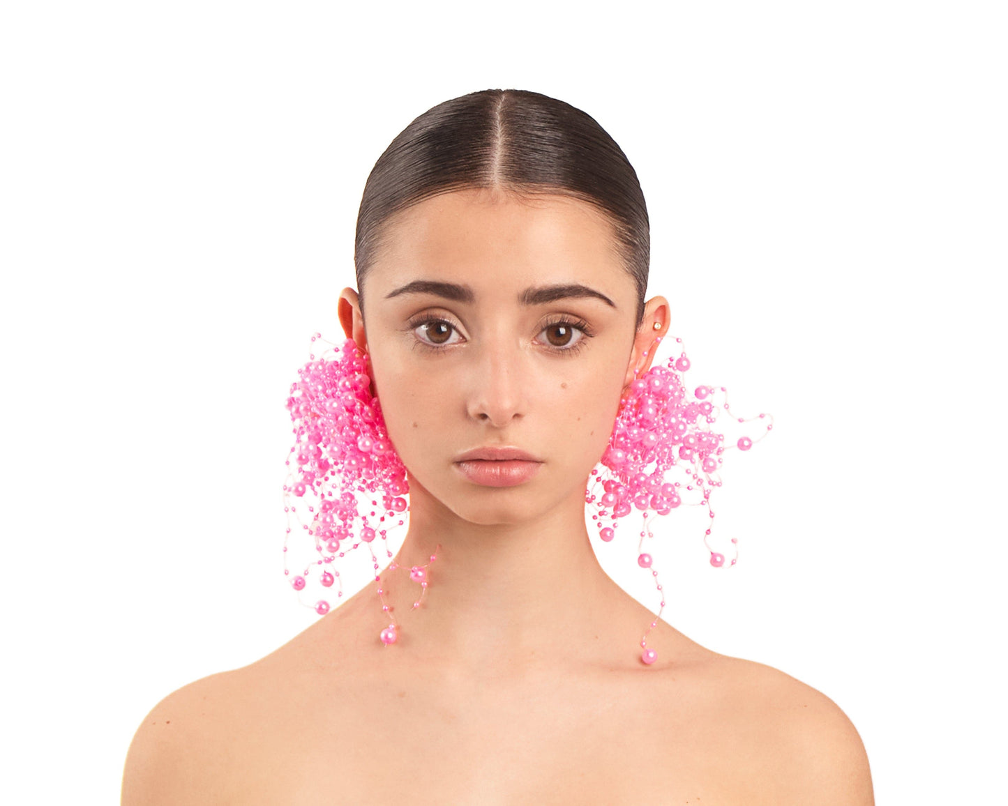 Bubble Bath Earrings - Pink-1CONCEPT-APOC STORE