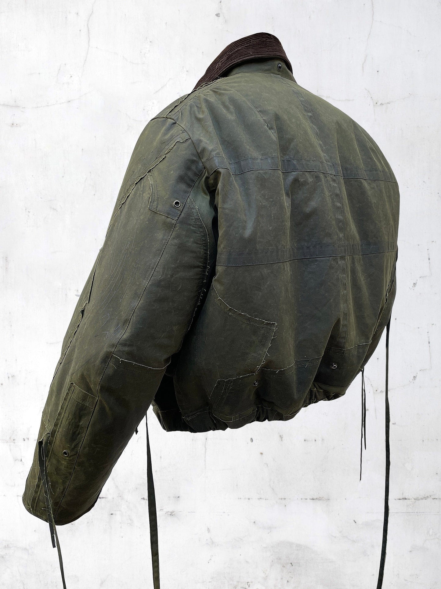 PATCHWORK BOMBER JACKET VERT-UNDER THE SIGN-APOC STORE