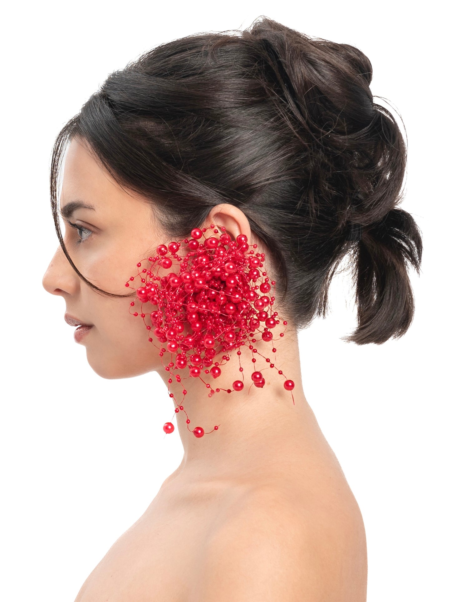 Bubble Bath Earrings - Red-1CONCEPT-APOC STORE