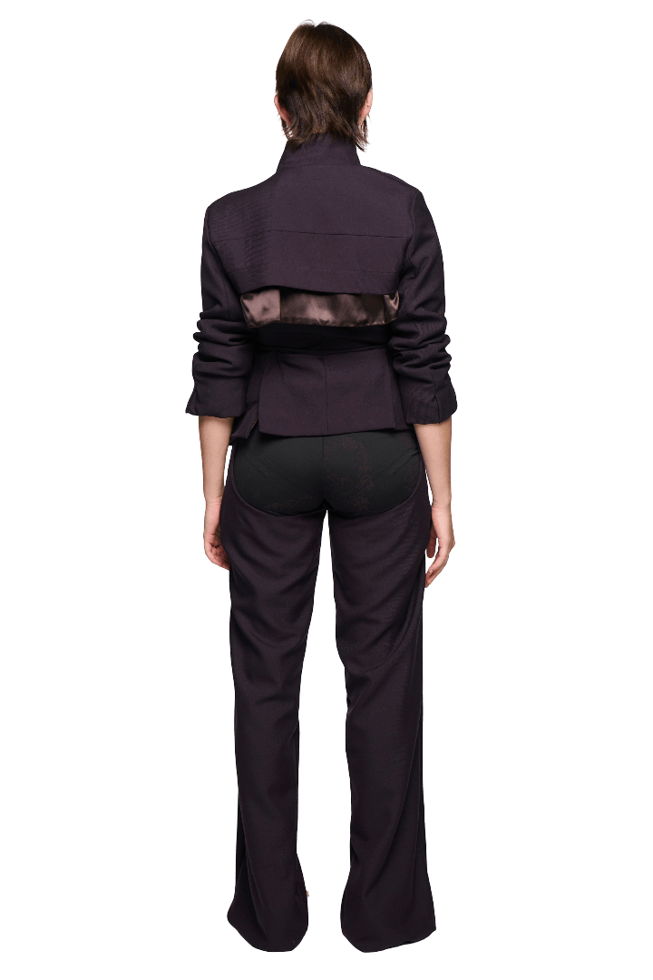 Phoebe Suit Pant - Purple