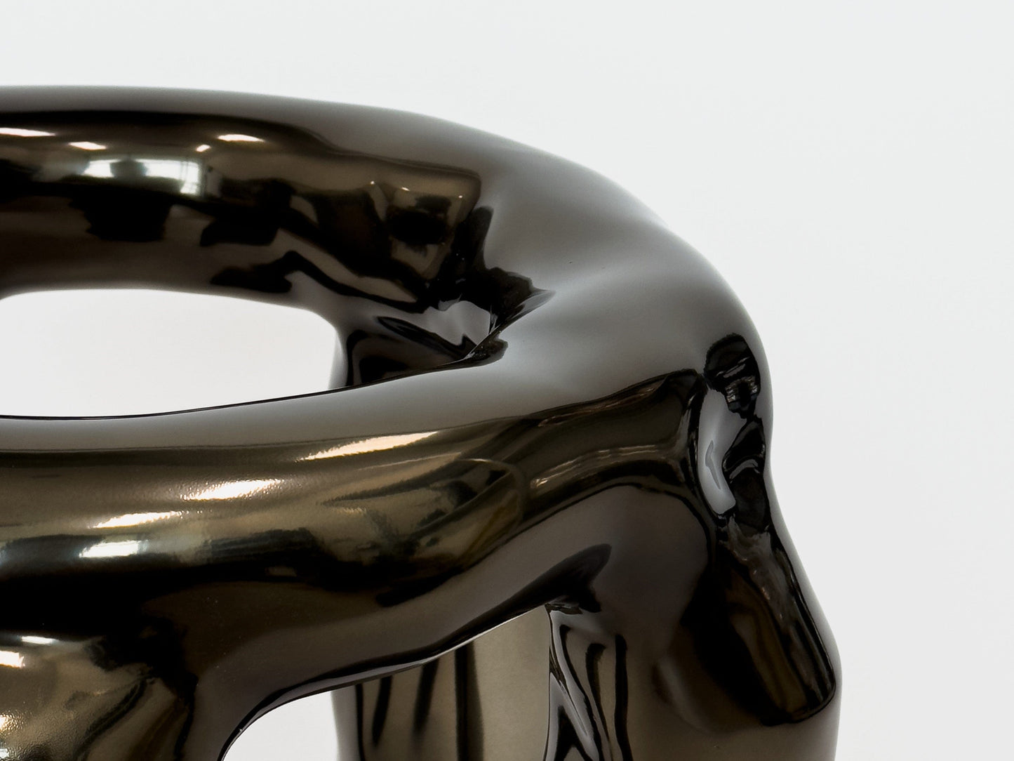 Crest and Trough Side Table / Stool Black-Dongwook Choi-APOC STORE