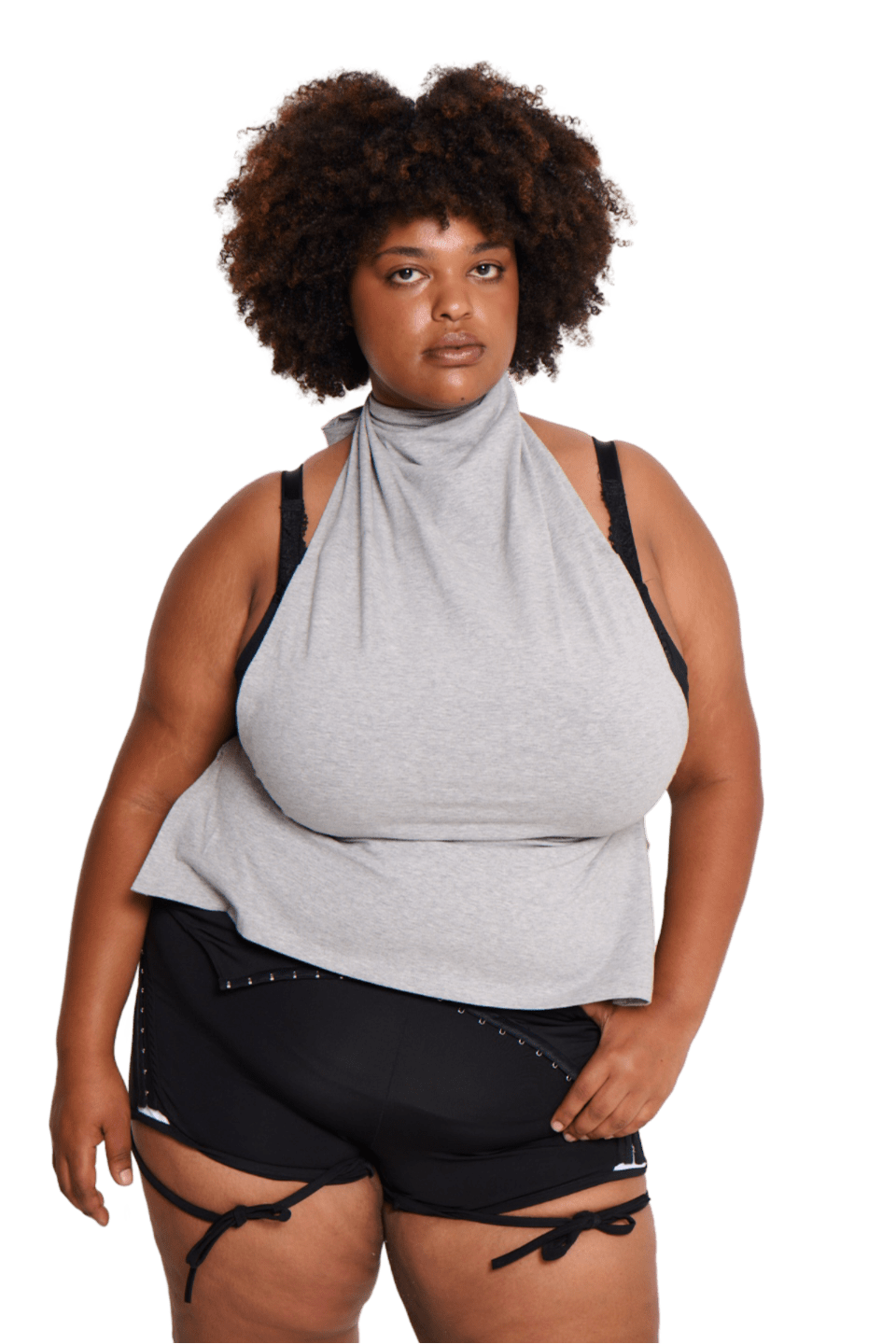 Halterneck - Grey-Karlaidlaw-APOC STORE