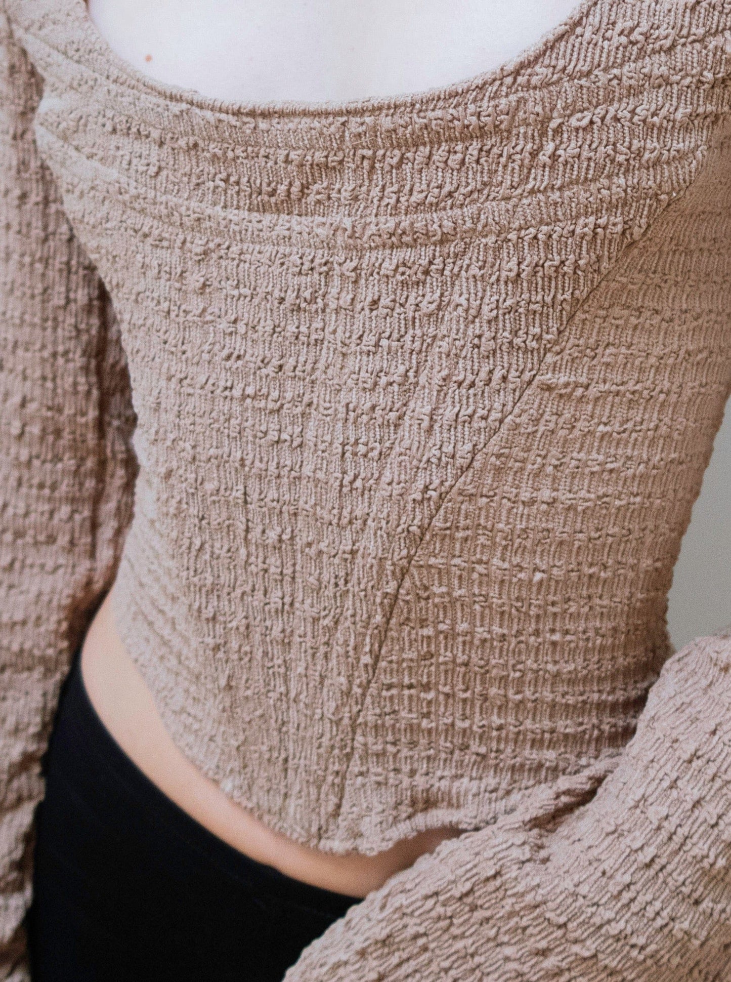 HOODED CORSET IN SAND-Ella Roberts-APOC STORE