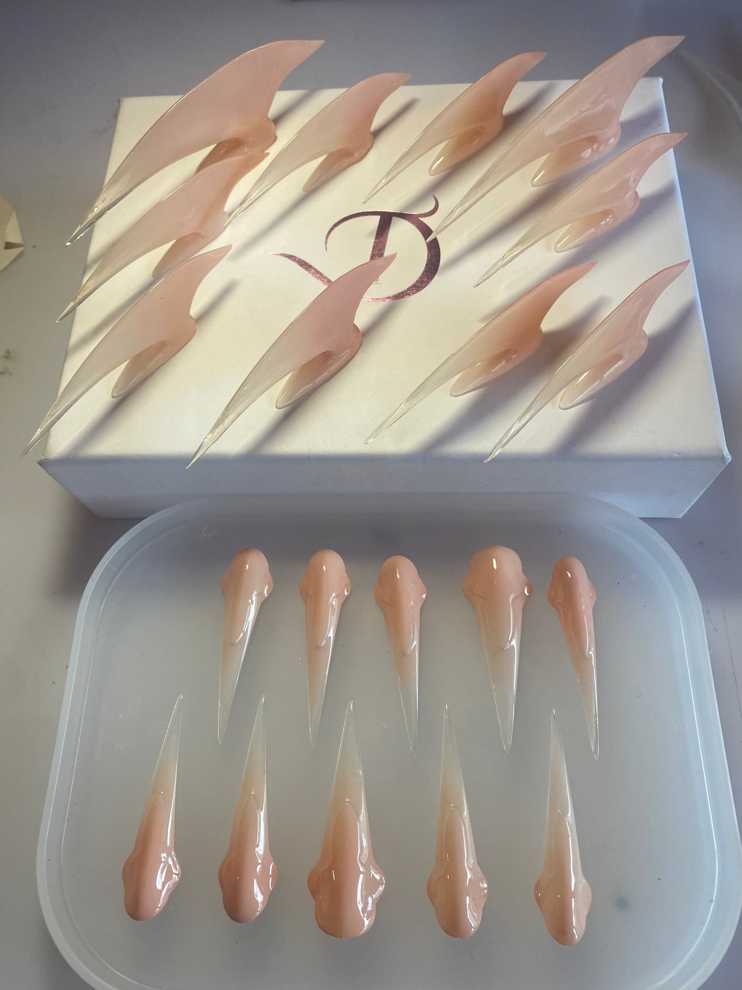 TD Claws Flesh Nail Set-Texto Dallas-APOC STORE