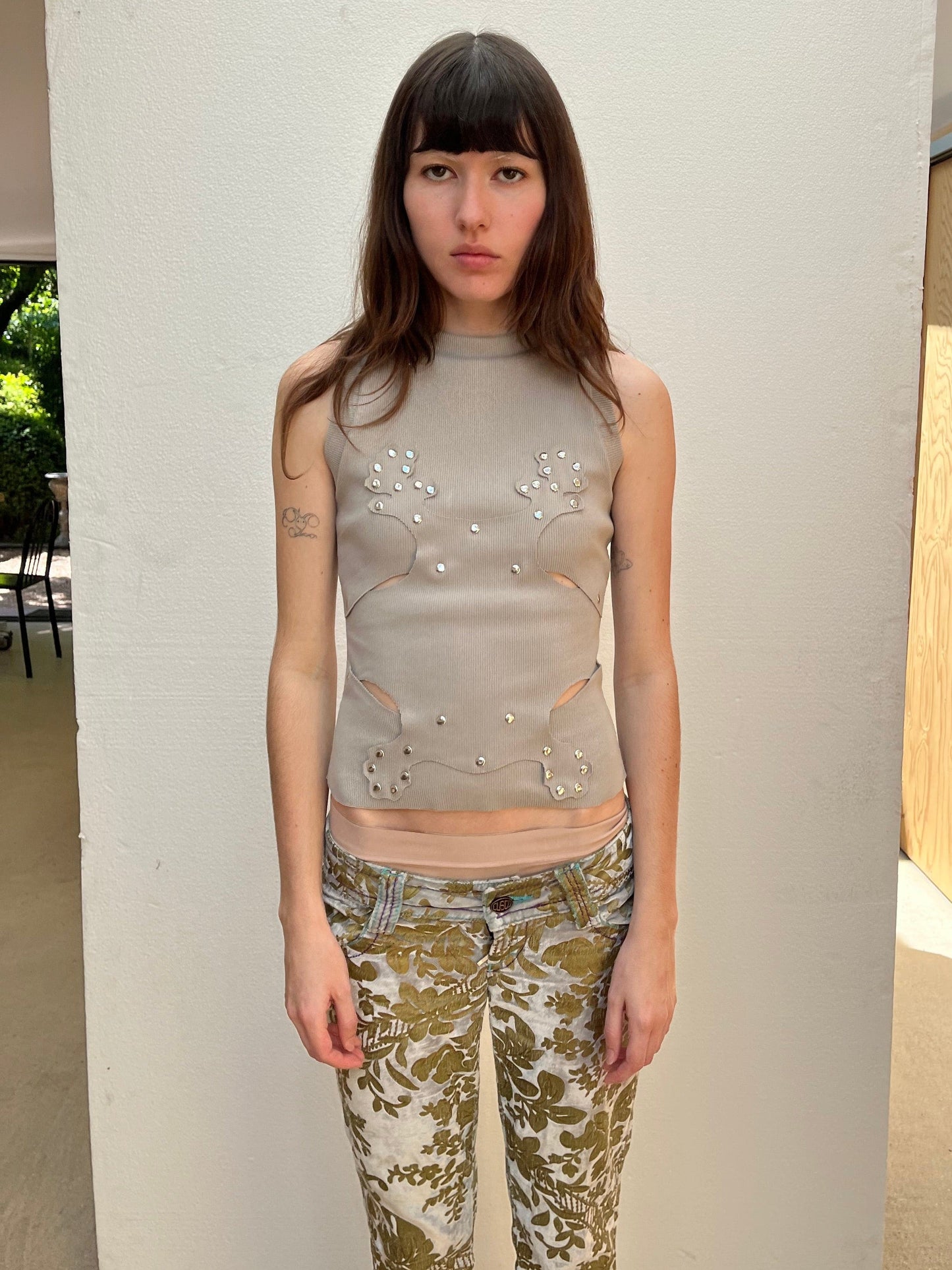 Orchid Vest Light Grey-Hannah Creak-APOC STORE