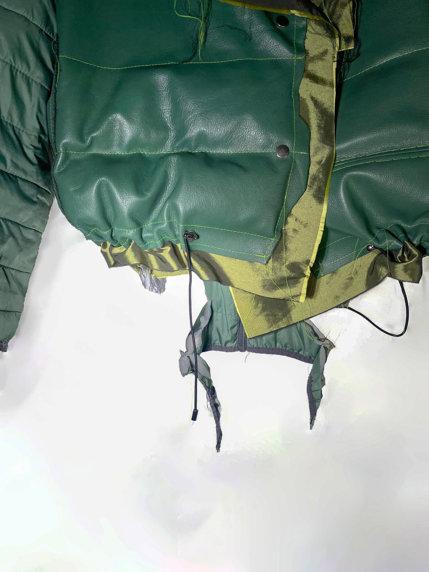 DISTRESSED GREEN JACKET-Puer Parasitus-APOC STORE