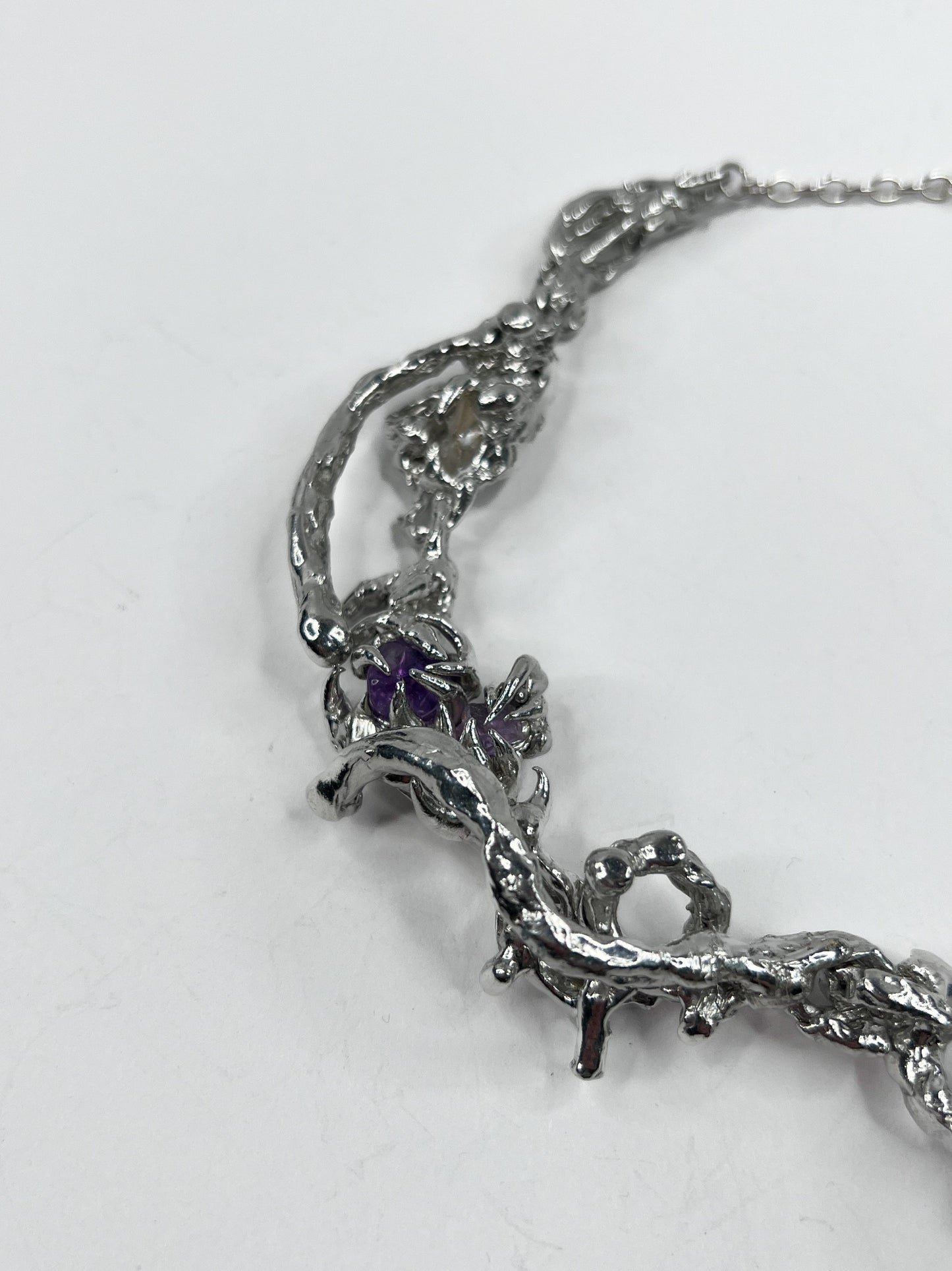 CHUM NECKLACE (PEWTER )-ASTERISK-APOC STORE