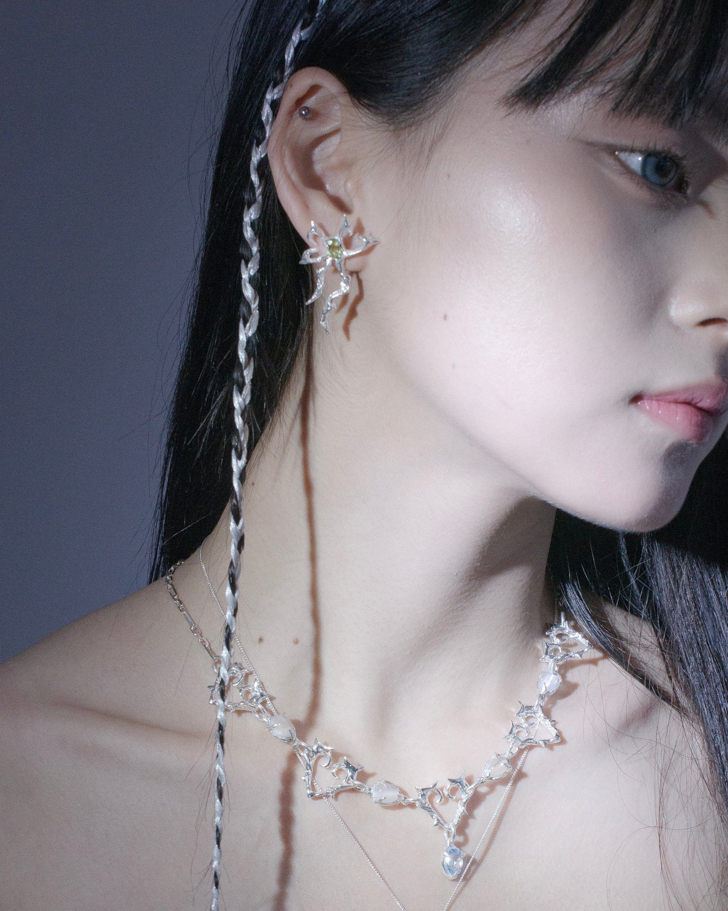 Harmony Earrings Peridot-Moira x Mel-APOC STORE