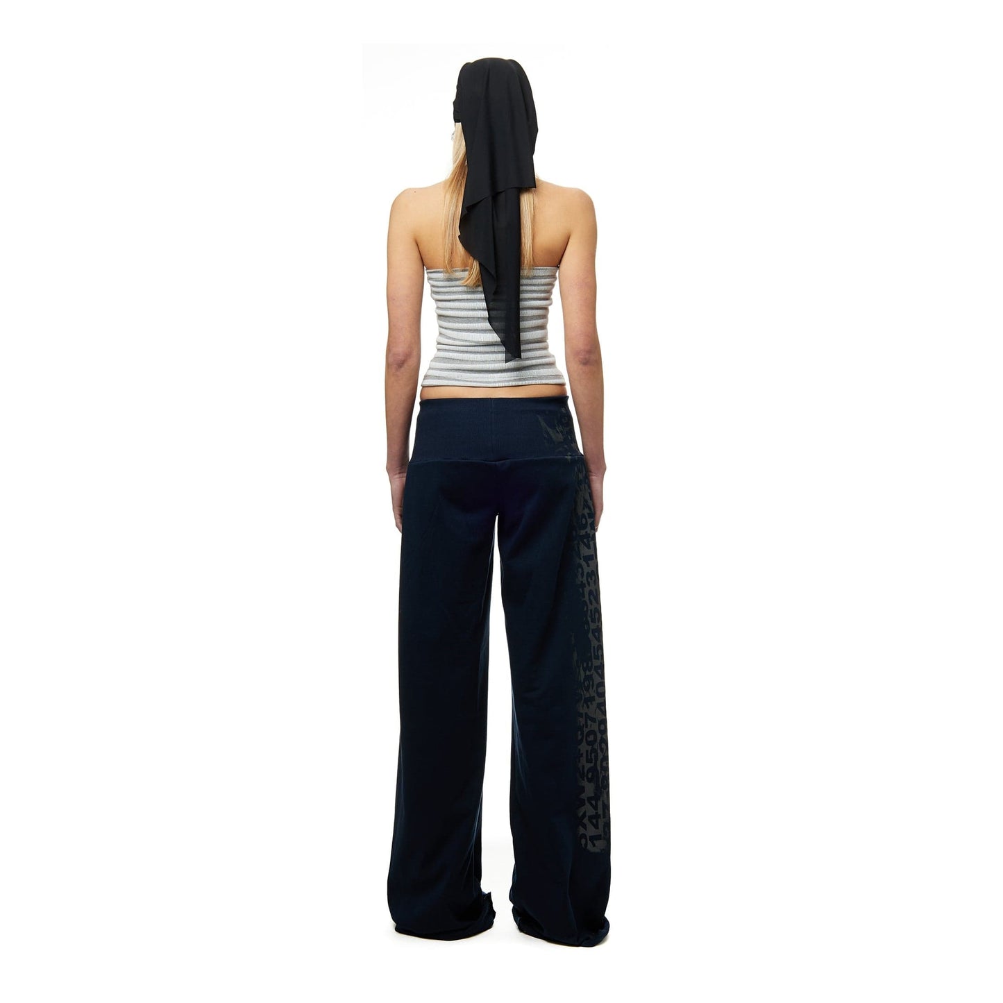 Circus Bandeau - Grey/White-Karlaidlaw-APOC STORE