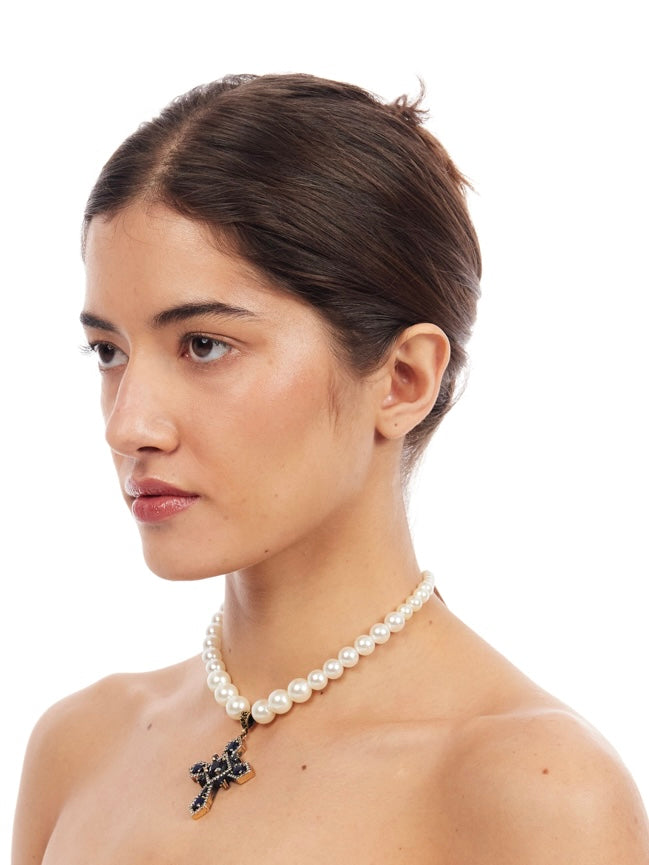 Little Prayer Choker - Blue-1CONCEPT-APOC STORE