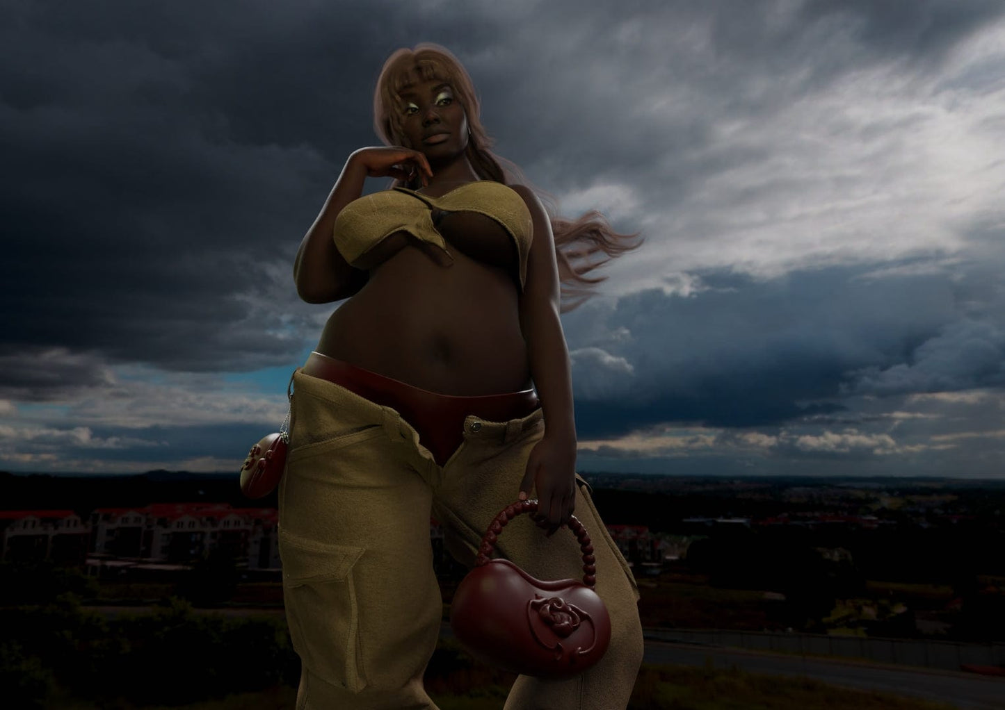 Charm Handle Bag Lipstick Les-Gabrielle Rosenstein-APOC STORE