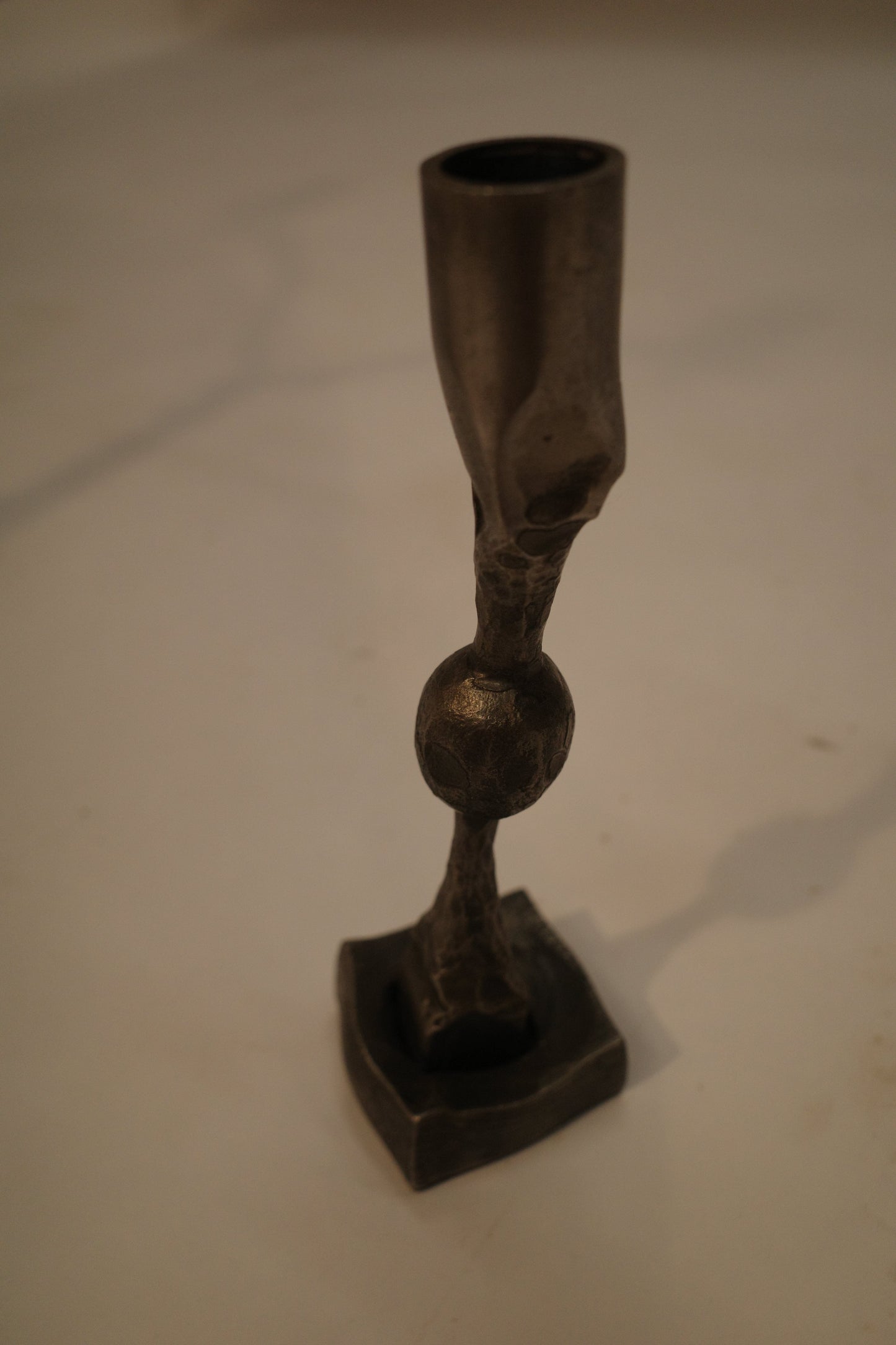 Forged candle holder no.1-Barnaby Lewis-APOC STORE