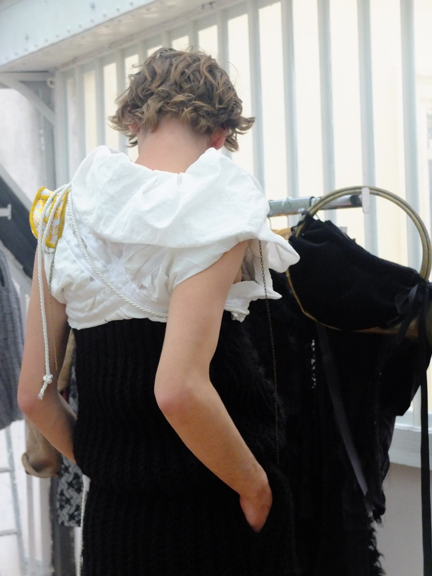 Golden mask top-Polyhedron-APOC STORE