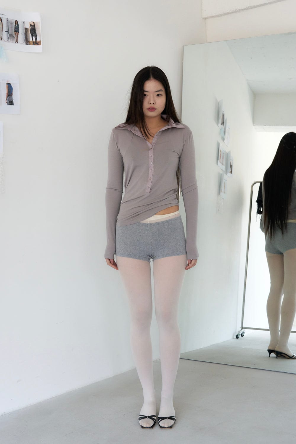 POLO JERSEY SHIRTS (DARKISH LILAC)-Lalameemee-APOC STORE