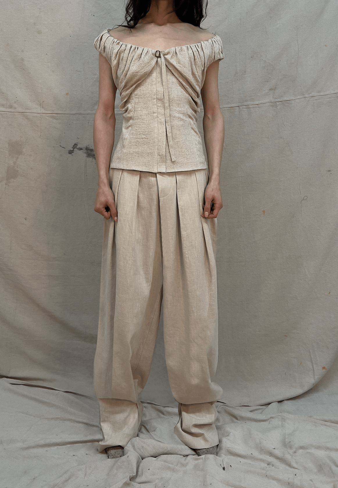 ASYMMETRIC TROUSERS PRIMER-Elena Velez-APOC STORE